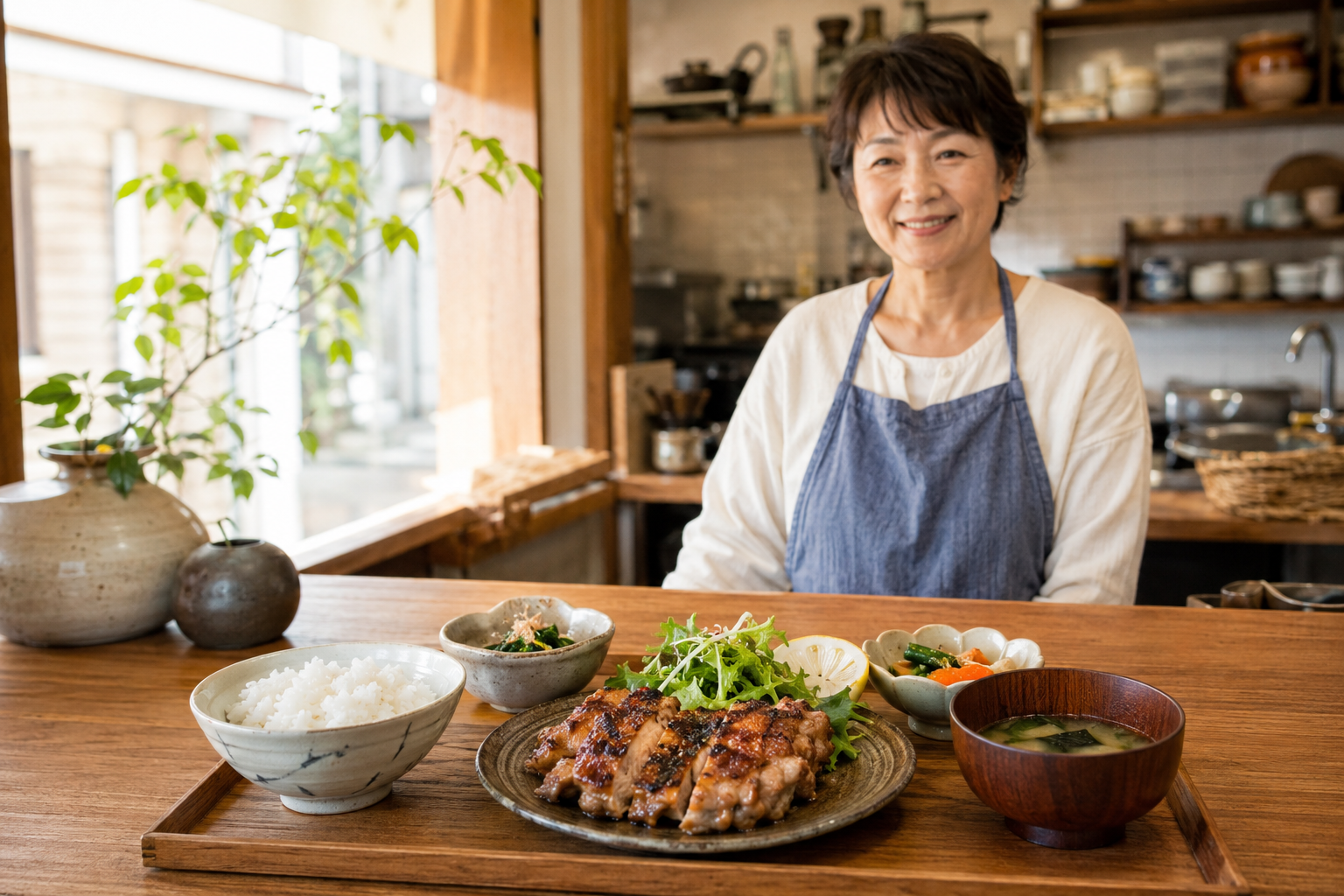 街のごはん処 ひなたの制作例