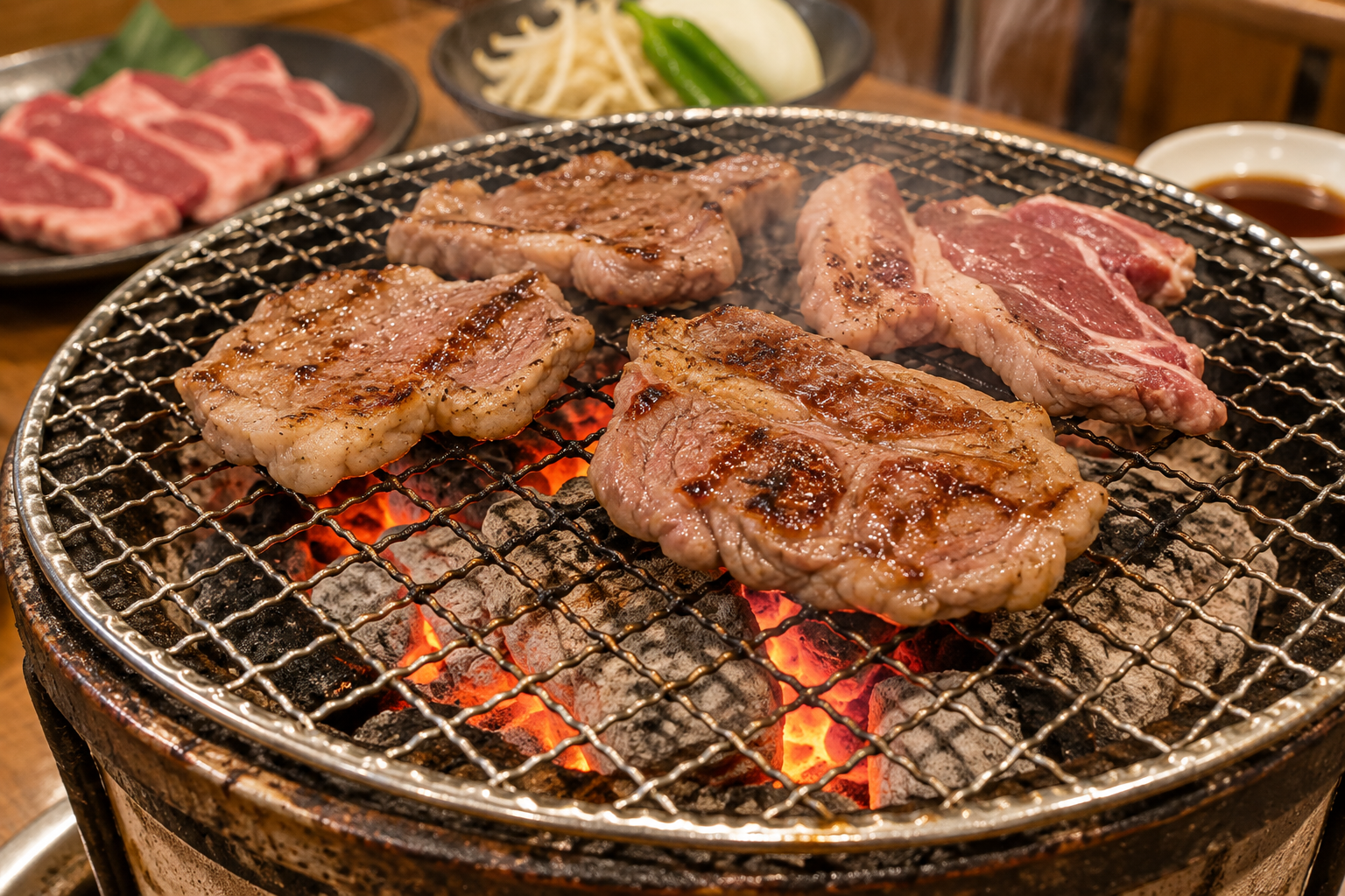 炭火焼肉 炎座の制作例